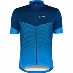 Löffler Löffler Stream Full Zip Fahrradshirt Herren Blau