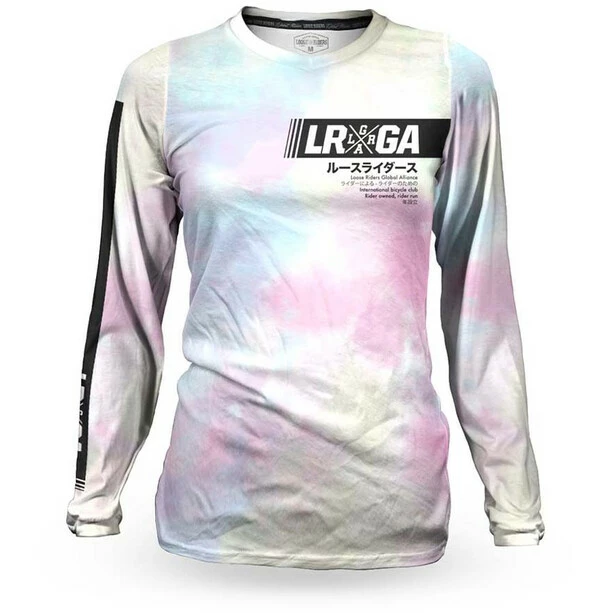 Loose Riders C/S Langarm Trikot Damen Weiß/bunt 3 Loose Riders C/S Langarm Trikot Damen Weiß/bunt