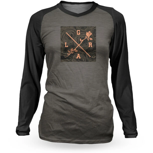 Loose Riders C/S Langarm Trikot Damen Schwarz/grau 3 Loose Riders C/S Langarm Trikot Damen Schwarz/grau