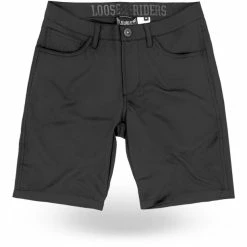 Loose Riders Technical Commuter Shorts Herren Schwarz