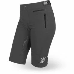 Loose Riders Tecnical C/S Evo Shorts Damen Schwarz
