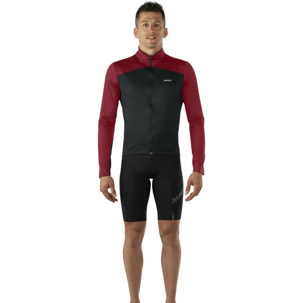 Mavic Cosmic Thermo Trikot Herren Rot/schwarz 5 Mavic Cosmic Thermo Trikot Herren Rot/schwarz – Bild 3