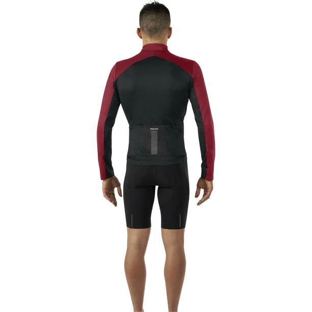 Mavic Cosmic Thermo Trikot Herren Rot/schwarz 6 Mavic Cosmic Thermo Trikot Herren Rot/schwarz – Bild 4