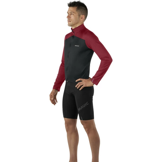 Mavic Cosmic Thermo Trikot Herren Rot/schwarz 7 Mavic Cosmic Thermo Trikot Herren Rot/schwarz – Bild 5