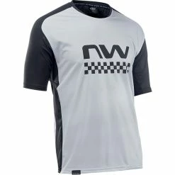 Northwave Edge Kurzarm-Trikot Herren Grau/schwarz