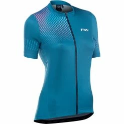 Northwave Origin Kurzarm-Trikot Damen Blau