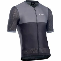 Northwave Storm Air Kurzarm-Trikot Herren Schwarz/grau