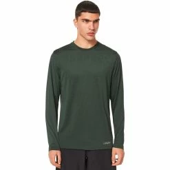 Oakley Berm Langarm Trikot Herren Grün -Cityräder magasin en ligne oakley berm ls jersey men hunter green 4