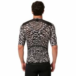 Oakley Endurance Dazzle Camo Kurzarm Trikot Herren Schwarz/grau -Cityräder magasin en ligne oakley endurance dazzle camo ss jersey men abstract black grey 5