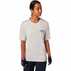 Oakley Factory Pilot Lite II Kurzarm Trikot Damen Weiß -Cityräder magasin en ligne oakley factory pilot lite ii ss jersey women lunar rock 6