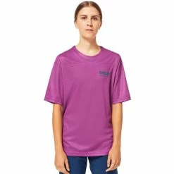 Oakley Factory Pilot Lite II Kurzarm Trikot Damen Lila -Cityräder magasin en ligne oakley factory pilot lite ii ss jersey women ultra purple 3