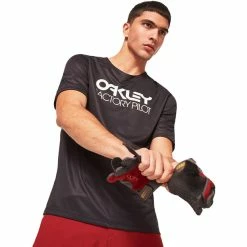 Oakley Factory Pilot MTB Kurzarm Trikot Herren Schwarz -Cityräder magasin en ligne oakley factory pilot mtb ss jersey men blackout 6