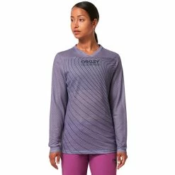 Oakley Factory Pilot RC Langarm Trikot Damen Lila 11 Oakley Factory Pilot RC Langarm Trikot Damen Lila -Cityräder magasin en ligne oakley factory pilot rc ls jersey women new lilac 4
