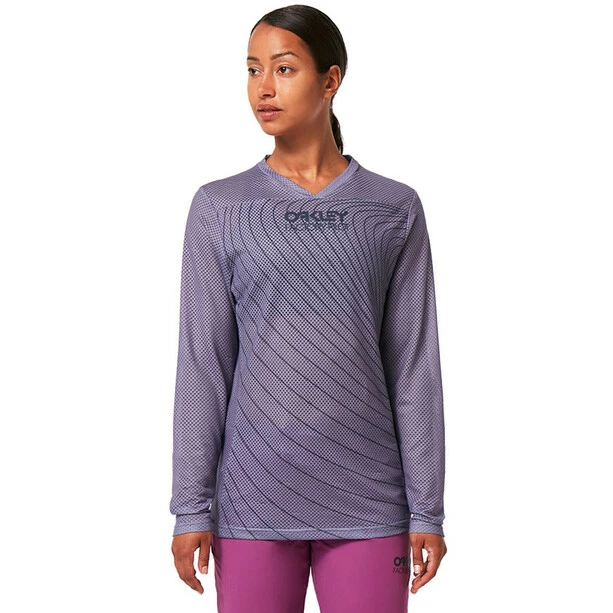Oakley Factory Pilot RC Langarm Trikot Damen Lila 6 Oakley Factory Pilot RC Langarm Trikot Damen Lila – Bild 4