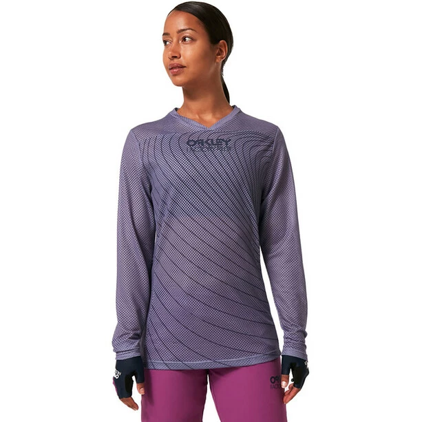 Oakley Factory Pilot RC Langarm Trikot Damen Lila 8 Oakley Factory Pilot RC Langarm Trikot Damen Lila – Bild 6