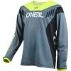 O'Neal Element FR Langarm Trikot Jugend Grau -Cityräder magasin en ligne oneal element fr ls jersey youth hybrid gray neon yellow 1