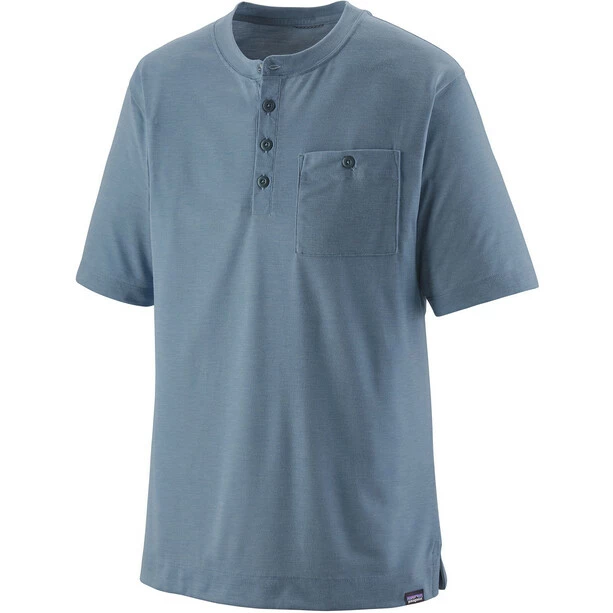 Patagonia Cap Cool Trail Bike Henley Kurzarmtrikot Herren Blau 3 Patagonia Cap Cool Trail Bike Henley Kurzarmtrikot Herren Blau