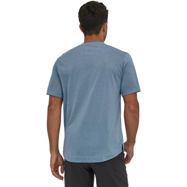 Patagonia Cap Cool Trail Bike Henley Kurzarmtrikot Herren Blau 5 Patagonia Cap Cool Trail Bike Henley Kurzarmtrikot Herren Blau – Bild 3