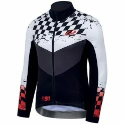 Protective P-Lucky Number Langarm Trikot Herren Weiß/schwarz