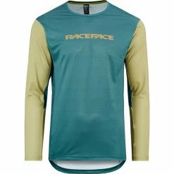 Race Face Indy Langarm Trikot Herren Petrol/oliv
