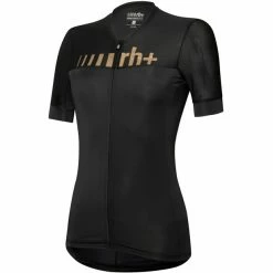 Rh+ Logo Kurzarm Trikot Damen Schwarz