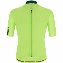 Santini Colore Puro Kurzarm-Trikot Herren Grün