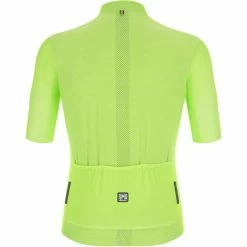 Santini Colore Puro Kurzarm-Trikot Herren Grün -Cityräder magasin en ligne santini colore puro shortsleeve jersey men fluo green 3