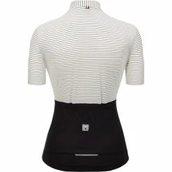 Santini Colore Riga Kurzarm Trikot Damen Schwarz/weiß -Cityräder magasin en ligne santini colore riga ss jersey women black 3