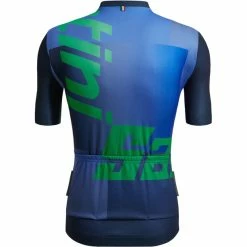 Santini Karma Logo Kurzarm Trikot Herren Blau -Cityräder magasin en ligne santini karma logo ss jersey men nautical blue 3