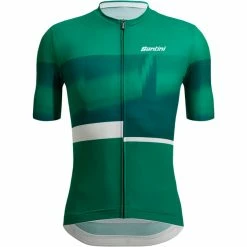 Santini Mirage Kurzarm Trikot Herren Grün