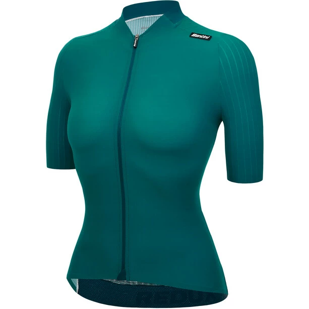 Santini Redux Speed Kurzarm Trikot Damen Petrol 4 Santini Redux Speed Kurzarm Trikot Damen Petrol – Bild 2