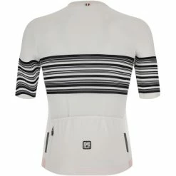 Santini Tono Profilo Kurzarm-Trikot Herren Weiß/schwarz -Cityräder magasin en ligne santini tono profilo shortsleeve jersey men white 3