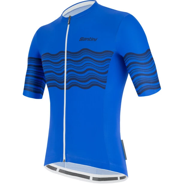 Santini Tono Profilo Kurzarm-Trikot Herren Blau 4 Santini Tono Profilo Kurzarm-Trikot Herren Blau – Bild 2