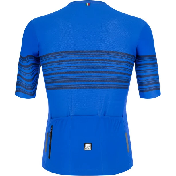 Santini Tono Profilo Kurzarm-Trikot Herren Blau 5 Santini Tono Profilo Kurzarm-Trikot Herren Blau – Bild 3