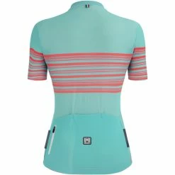 Santini Tono Profilo Kurzarm-Trikot Damen Türkis/rot 7 Santini Tono Profilo Kurzarm-Trikot Damen Türkis/rot -Cityräder magasin en ligne santini tono profilo shortsleeve jersey women water 3