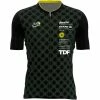 Santini Arenberg Kurzarm Trikot Tour De France Official Herren Oliv/schwarz -Cityräder magasin en ligne santini tour de france official arenberg ss jersey men print 1