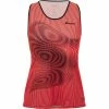 Santini Vortex Ärmelloses Shirt Damen Rot/schwarz -Cityräder magasin en ligne santini vortex sl shirt women granatine 1