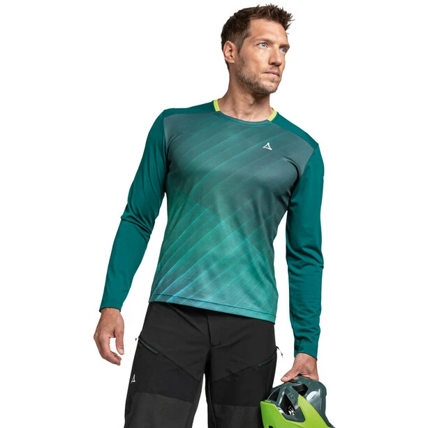 Schöffel Schöffel Altitude Langarm Trikot Herren Grün 5 Schöffel Schöffel Altitude Langarm Trikot Herren Grün – Bild 3