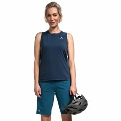 Schöffel Schöffel Vignoble Trikot Ärmellos Damen Blau -Cityräder magasin en ligne schoeffel vignoble sleevless jersey women dress blues 3