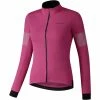 Shimano Kaede Wind Insulated Langarm Trikot Damen Pink -Cityräder magasin en ligne shimano kaede wind insulated ls jersey women bacchus 1