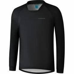 Shimano Myoko Warm Langarm Trikot Herren Schwarz