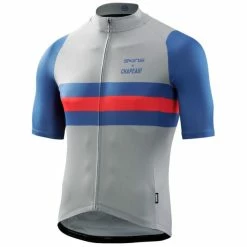 Skins Cycle X Chapeau Trikot Herren Grau/blau