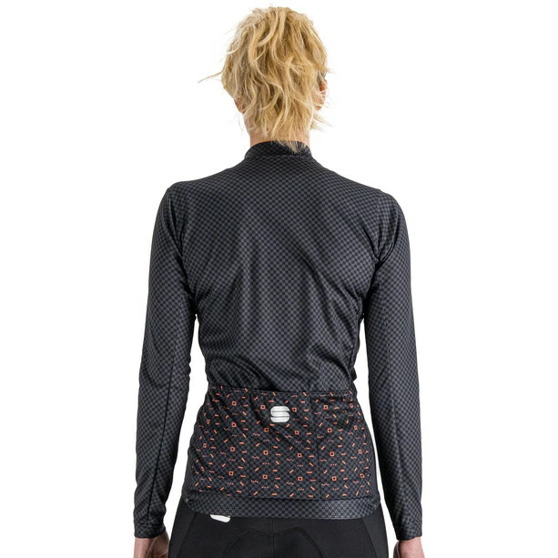 Sportful Checkmate Langarm Thermotrikot Damen Schwarz 4 Sportful Checkmate Langarm Thermotrikot Damen Schwarz – Bild 2