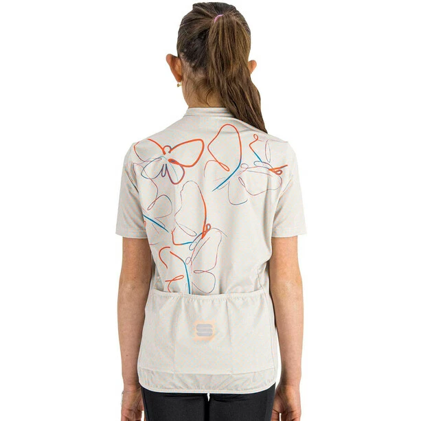 Sportful Checkmate Kurzarmtrikot Kinder Weiß 4 Sportful Checkmate Kurzarmtrikot Kinder Weiß – Bild 2