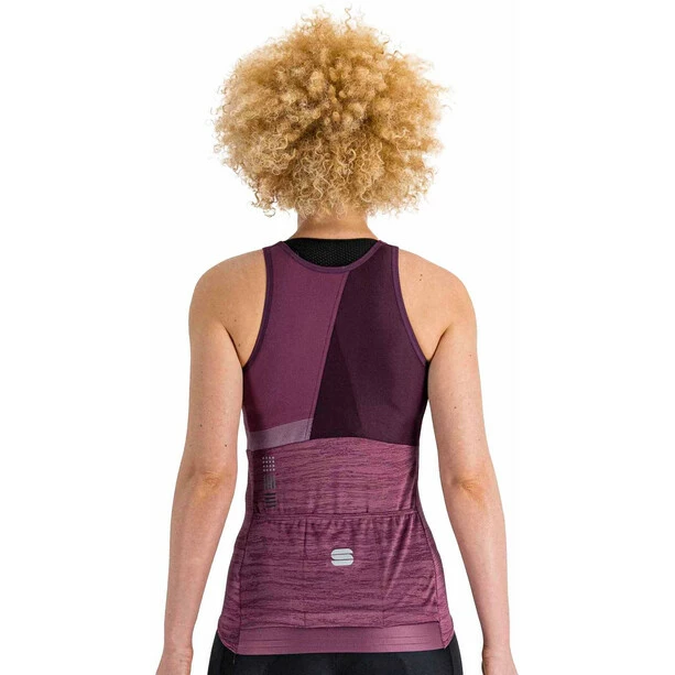 Sportful Giara Ärmelloses Trikot Damen Rot 4 Sportful Giara Ärmelloses Trikot Damen Rot – Bild 2