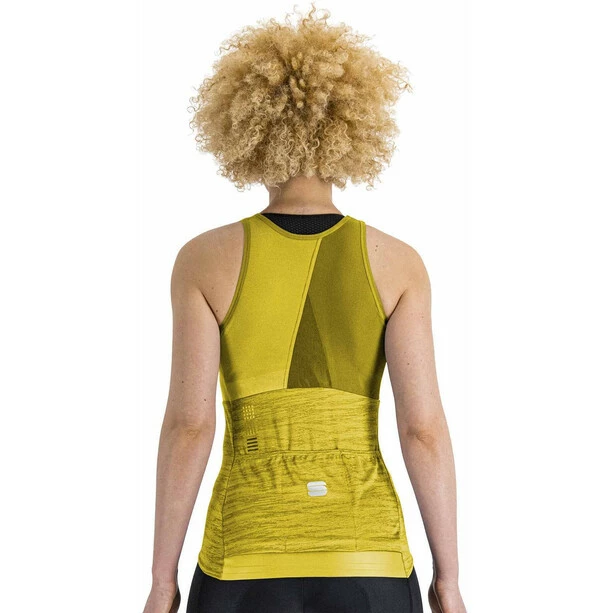 Sportful Giara Ärmelloses Trikot Damen Gelb 4 Sportful Giara Ärmelloses Trikot Damen Gelb – Bild 2