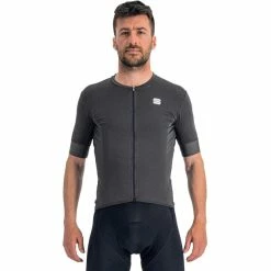 Sportful Monocrom Kurzarmtrikot Herren Schwarz
