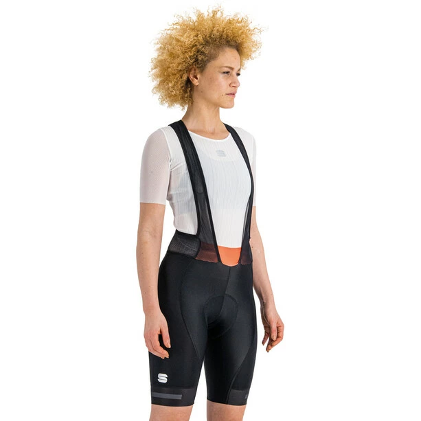 Sportful Neo Trägershorts Damen Schwarz 3 Sportful Neo Trägershorts Damen Schwarz