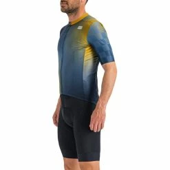 Sportful Rocket Trikot Herren Blau/gelb -Cityräder magasin en ligne sportful rocket jersey men galaxy blue blue sea golden oa 3
