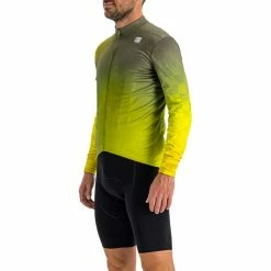 Sportful Rocket Langarm Thermotrikot Herren Gelb/oliv -Cityräder magasin en ligne sportful rocket ls thermal jersey men guacamole cedro 3